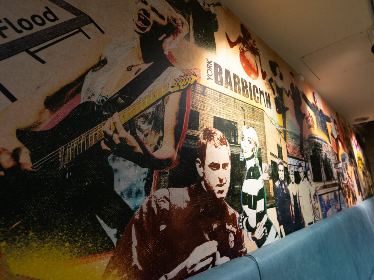 York Barbican Wall Mural Illustration